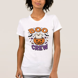 Boo Crew Schattig Geest Pompoen Halloween Shirt On