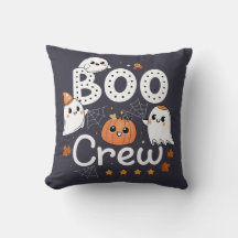 Boo Crew Schattige Halloween-geesten en Pompoen