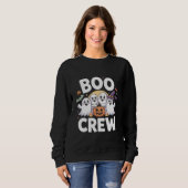 Boo Crew Schattige Spooky Halloween Trui (Voorkant volledig)