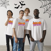 Boo Crew Schattigee pompoenen Halloween T-shirt