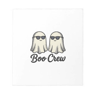 Boo Crew Spoken Word Vintage Halloween Shirt Ontwe Notitieblok