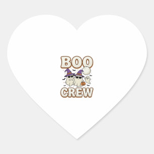 Boo Crew Spook Halloween Vintage Vector Design_1 Hart Sticker