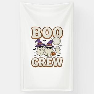 Boo Crew Spook Halloween Vintage Vector Design_1 Spandoek