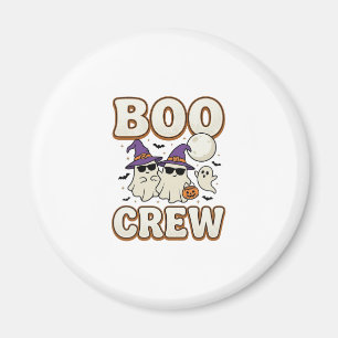 Boo Crew Spook Halloween Vintage Vector Ontwerp_1 Magneet