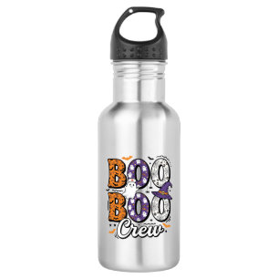 Boo Crew Verpleegster Halloween Vintage Shirt Ontw Waterfles