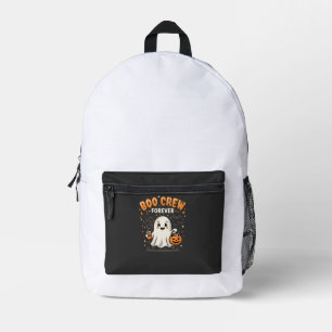 Boo Crew Voor altijd Halloween Geest Ontwerp_1 Bedrukte Rugzak