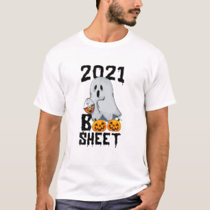 Boo Cute Ghosts Scaring Haloweeen T-shirt