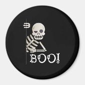 Boo. Cute Hiding Peekaboo Scary Kinder Halloween S Magneet (Voorkant)