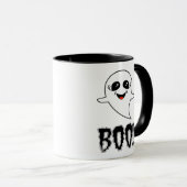 Boo! Cute Little Halloween By Lucas Retro Classic Mok (Voorkant rechts)