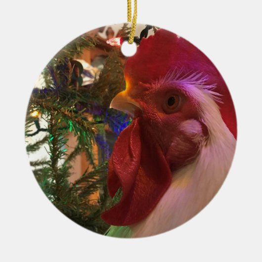 Boo de Roo Circle Kerstversiering Keramisch Ornament (Voorkant)