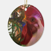 Boo de Roo Circle Kerstversiering Keramisch Ornament (Links)