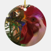 Boo de Roo Circle Kerstversiering Keramisch Ornament (Achterkant)