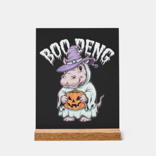 Boo deng Éffrayant Halloween Moo Deng Baby Hippo