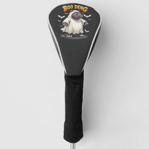 Boo Deng Ghost Baby Pygmy Hippo Moo Deng Halloween Golfheadcover