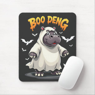 Boo Deng Ghost Baby Pygmy Hippo Moo Deng Halloween Muismat