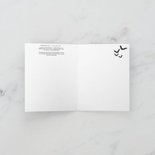 BOO-DOG éffrayant - Cartes d'art Chow (Intérieur)