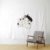 Boo Dog Halloween Dog Spooky Wandkleed (In Situ (horizontaal))