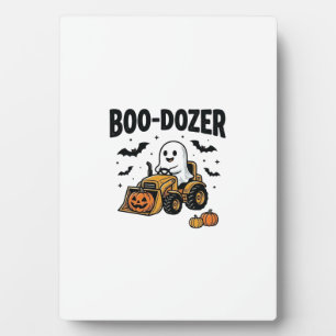 Boo-Dozer Halloween Geest Bulldozer Ontwerp_1 Fotoplaat