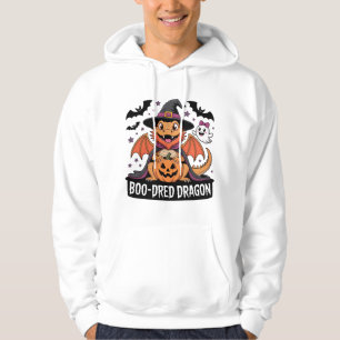 Boo-Dred Dragon Spooky Schattige ontwerp Hoodie