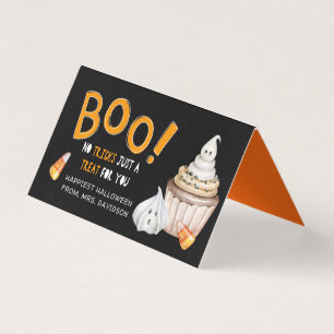 Boo Een Behandeling Voor Jou Spook Halloween Tra Kaart