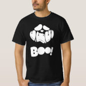 Boo Éffrayant visage Halloween pour hommes T-shirt (Devant)