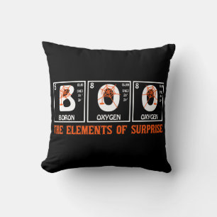 BOO Elementen van Surprise Chemistry Joke Kussen