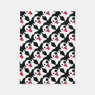 Boo Emoji Ghost Fleece Deken