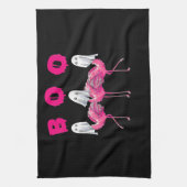 Boo Flamingo Halloween Flamingo Ghost Theedoek (Verticaal)