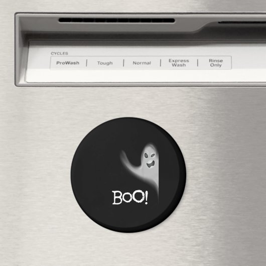 Boo Funny Hiding Peekabo Scary Halloween Magneet (Insitu (Vaatwasser))