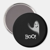 Boo Funny Hiding Peekabo Scary Halloween Magneet (Voorkant / Achterkant)
