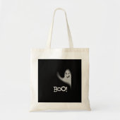 Boo Funny Hiding Peekabo Scary Halloween Tote Bag (Voorkant)