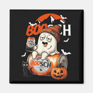 Boo Geest Halloween Bier Feest Drinken Spooky Zee Magneet