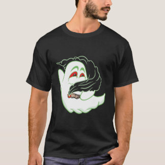 Boo Geest Rookt Wiet Thc Gelukkig Halloween T-shirt