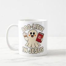 Boo-Geloof In Jezus Geest Heilige Bijbel Halloween