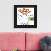 BOO! GHOST CANVAS AFDRUK (Insitu (Woonkamer))