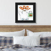 BOO! GHOST CANVAS AFDRUK (Insitu (Slaapkamer))