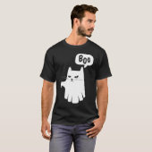 Boo Ghost Cat Afkeuring Halloween 202 T-shirt (Voorkant volledig)