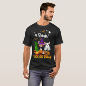 Boo Ghost Chihuahua Trick or treat Halloween T-shirt (Voorkant volledig)