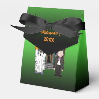 Boo Ghost Dracula Halloween Favor Box Bedankdoosjes
