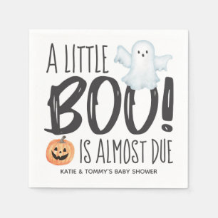 Boo Ghost Jack O'Lantern Halloween Baby shower Servet
