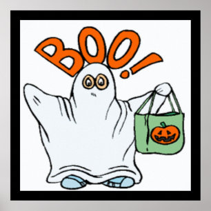 BOO! GHOST POSTER
