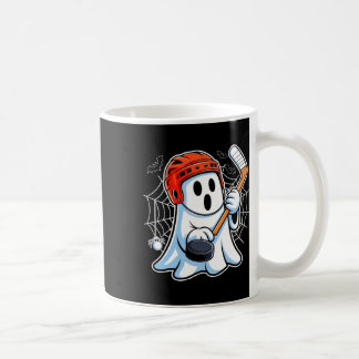 Boo Ghost Spelen Hockey Grappig Halloween Hockey C Koffiemok