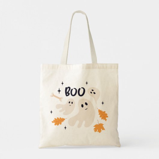 Boo Ghosts Canvas tas (Achterkant)