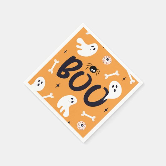 Boo Ghosts Paper Napkins Servet (Hoek)