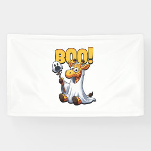 Boo Giraffe Halloween Ghost Giraffe _1 Spandoek