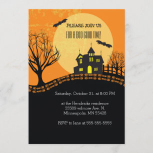 Boo Good Time Invite Kaart