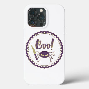Boo grappig Halloween spin karakter mes hand iPhone 13 Pro Hoesje