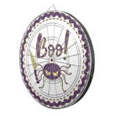 Boo grappig Halloween spin karakter mes hand Dartbord (Voorkant Rechts)