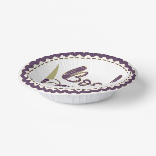 Boo grappig Halloween spin karakter mes hand Papieren Kommen (Gebogen)