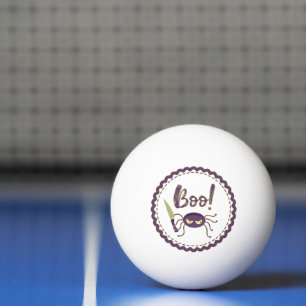 Boo grappig Halloween spin karakter mes hand Pingpongballen